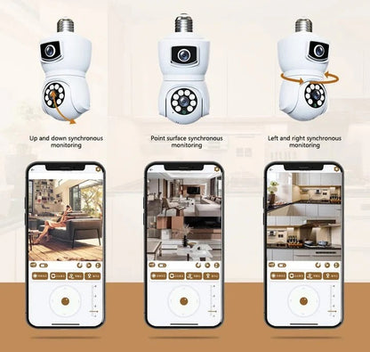 Dual Lens Smart WiFi CCTV Camera | Advanced Wireless Home Security System