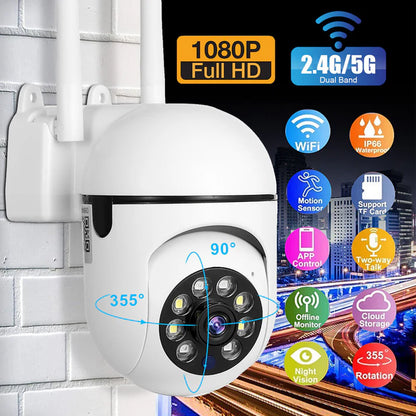 Smart WiFi CCTV Camera: Wireless Outdoor & Home Security Surveillance