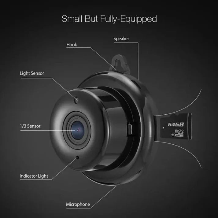 Mini Smart WiFi CCTV Camera | Wireless Home Security Solution HD Camera