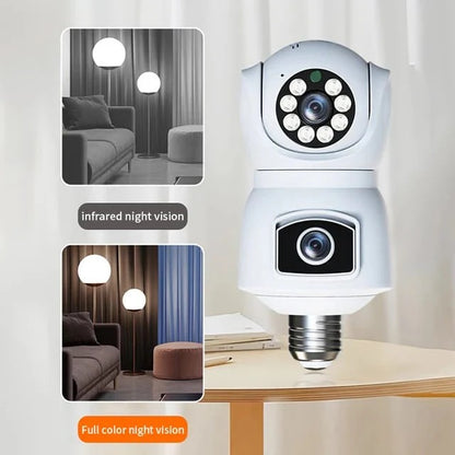 Dual Lens Smart WiFi CCTV Camera | Advanced Wireless Home Security System