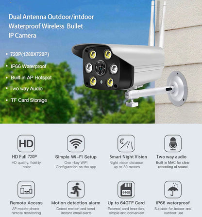 Bullet Smart WiFi CCTV Camera: Wireless Home & Outdoor Security Solutions