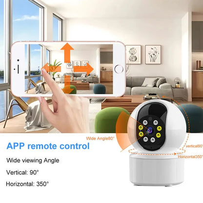 360° Smart WiFi CCTV Camera: Wireless Indoor Home Security Solution