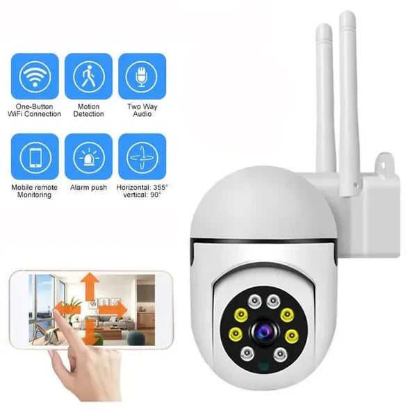 Smart WiFi CCTV Camera: Wireless Outdoor & Home Security Surveillance
