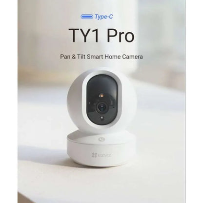 EZVIZ TY1 Pro 1080P Type-C Pan & Tilt Smart Home Camera | WiFi CCTV Camera