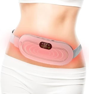 Menstrual Heating Pad Belt – Portable Period Pain Relief Massager with Heat & Vibration