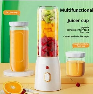 Automatic Fresh Juicer – Portable USB Rechargeable Blender for Fruits & Smoothies