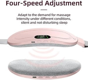 Menstrual Heating Pad Belt – Portable Period Pain Relief Massager with Heat & Vibration