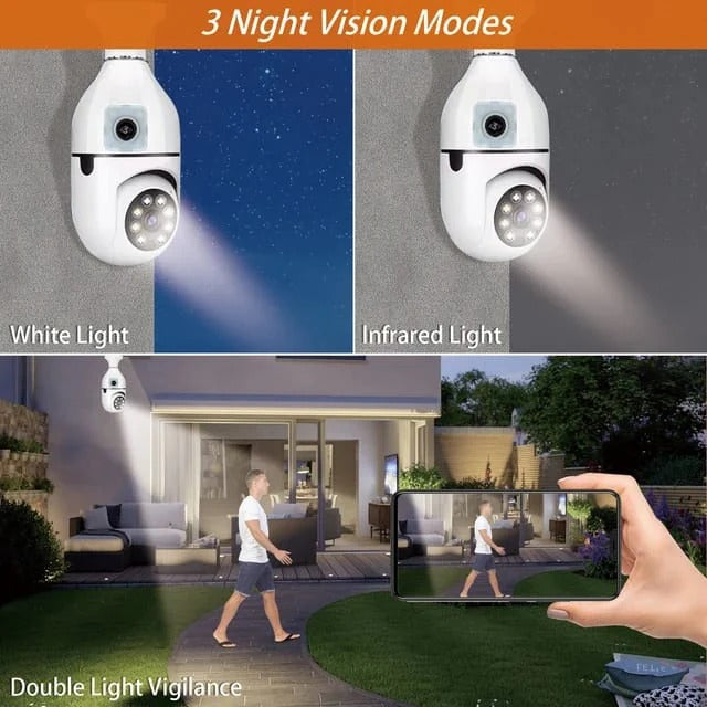 Dual Lens Smart WiFi CCTV Camera | Advanced Wireless Home Security System