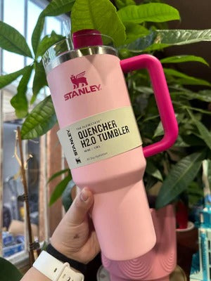 Stanley Stainless Steel Tumbler 40oz – FlowState™ Quencher H2.0 Insulated Cup with Straw & Handle